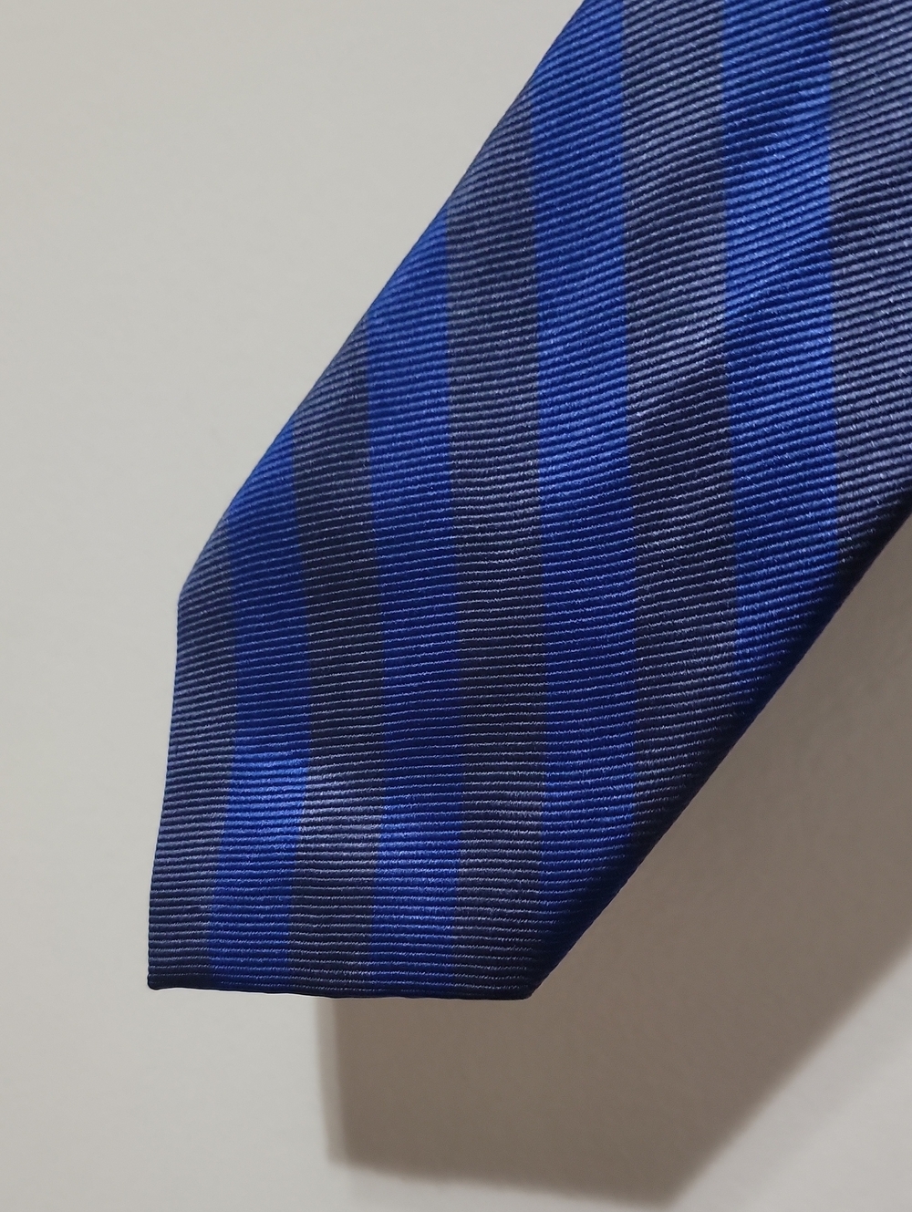 U.S. Polo Assn. Navy and Royal Blue Striped Tie